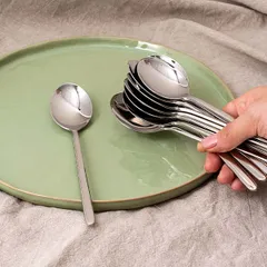 Ложка столовая «Аляска» сталь нерж. ,L=210/60,B=4мм металлич., изображение 4