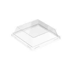 Крышка для бумажного контейнера OneClick 950/1250 мл пластик ,H=40,L=165,B=165мм прозр.