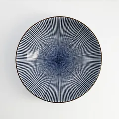 Салатник «Сендан» фарфор 1,85л D=215,H=80мм голуб.,белый, изображение 4