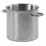 Кастрюля без крышки сталь нерж.,алюмин. 17,2л D=28,H=28см металлич.