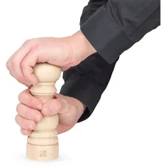 Мельница для соли «Париж» металлический механизм бук,металл D=55,H=180мм св. дерево, изображение 2