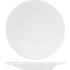 Plate “Kunstwerk” small  porcelain  D=165, H=15mm  white