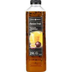 Fruit puree “Passion fruit with stone” Pinch&Drop plastic 1l D=7,H=26cm