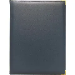 Menu folder leatherette ,L=32.5,B=25cm blue