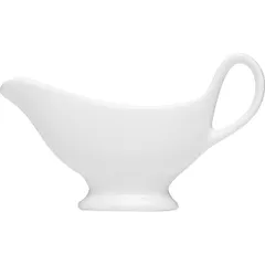 Sauce boat “Kunstwerk”  porcelain  145 ml , H=100, L=175/130, B=50mm  white