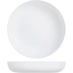 Тарелка глубокая «Эволюшнс Уайт» стекло 1,4л D=25,H=4см белый