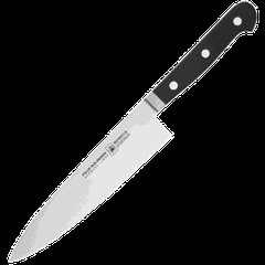 Нож поварской «Глория Люкс» сталь ,L=305/180,B=35мм черный,металлич.