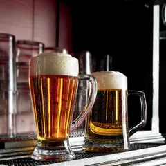 Кружка для пива «Бавьера» стекло 350мл D=75/70,H=160,B=125мм прозр., изображение 4