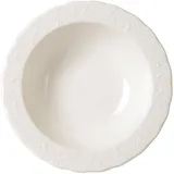 Salad bowl “Cream Pera” porcelain 220ml D=16cm white