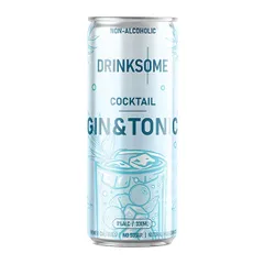 Напиток безалкогольный «Джин Тоник» жесть белая 330мл D=55,H=143мм бесцветн.