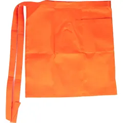 Apron No. 3 short  cotton  orange.