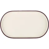 Блюдо для подачи «Блисс» с бортом фарфор ,H=27,L=297,B=169мм белый, Цвет: Белый, Длина (мм): 297