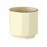 Подставка для яйца «Кларет» фарфор D=45,H=45мм бежев.,бордо