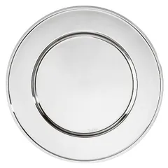 Блюдо сервировочное «Элит» для презентаций круглое сталь нерж. D=33/20,5см серебрист.