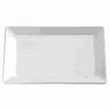 Поднос фуршетный пластик ,H=3,L=40,B=30см белый