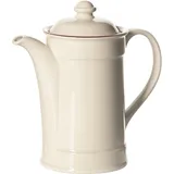 Кофейник «Кларет» фарфор 0,86л D=10,7,H=19,L=22,5см бежев.,бордо