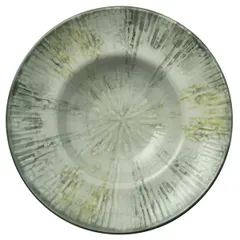 Тарелка для пасты «Фьюжн Блю&Грэй» фарфор D=27см серый