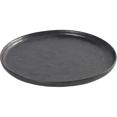 Тарелка «Пьюр» керамика D=21,5см черный