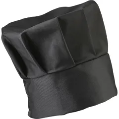 Колпак поварской «Гриб» хлопок,полиэстер D=18,H=20см черный, изображение 3