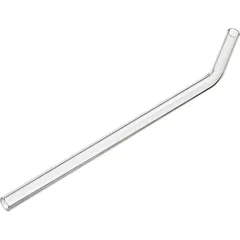 Трубочка изогнутая стекло D=1,L=23см, изображение 2