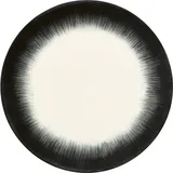 Тарелка «Де» №5 фарфор D=28см кремов.,черный