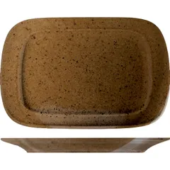 Тарелка «Кантри Стайл» прямоугольная фарфор ,H=10,L=240,B=152мм зелен.