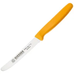 Kitchen knife  handle yellow  stainless steel, plastic , L=11cm