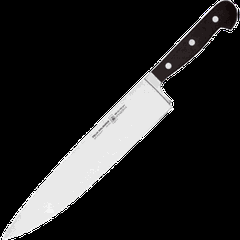 Нож поварской «Глория Люкс» сталь ,L=395/260,B=45мм черный,металлич.
