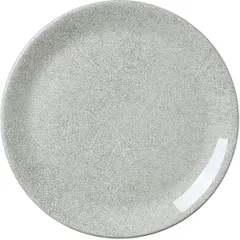 Plate “Ink Gray” small  porcelain  D=30cm  white