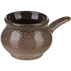 Cocotte maker “Novarussa” ceramics 250ml brown.
