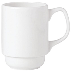 Mug “Simplicity” porcelain 260ml D=7,H=10,L=10cm white