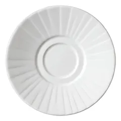 Блюдце «Алина» фарфор D=15,2см белый