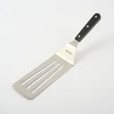 Лопатка кухонная изогнутая перфорированная сталь нерж.,полиоксиметилен ,H=1,2,L=357,B=77мм металлич.