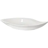 Салатник «Кунстверк» лист фарфор 0,82л ,H=42,L=360,B=210мм белый