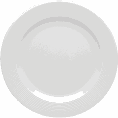 Тарелка «Это Рома» мелкая фарфор D=19,H=2см белый