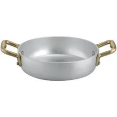 Portion frying pan “Tavola Le Picole Gold Age” aluminum D=14,H=4cm metal,gold