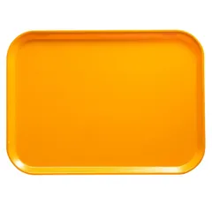 Rectangular tray  fiberglass , L=33, B=43cm  mustard.