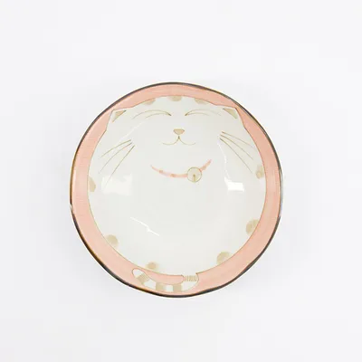 Салатник «Кэт Нэко» фарфор 450мл D=16,5см розов., изображение 2