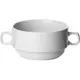 Чашка бульонная «Прага» фарфор 390мл D=11,H=6,L=16,B=11см белый