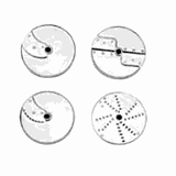 Набор дисков R201/R301/R402/CL20 «Робот Купе»[5шт] сталь нерж. D=17,H=25,L=26,B=21см металлич.