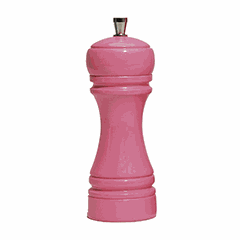 Мельница для соли металлический механизм бук D=5,H=14см розов.