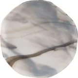 Тарелка «Нордик» мелкая стекло D=21см серый