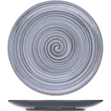 Тарелка «Пинки» мелкая керамика D=22,H=2см серый