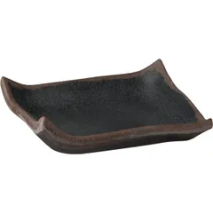 Блюдо для подачи пластик ,H=20,L=145,B=145мм черный