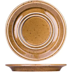 Saucer for broth cup “Country Style” art.TRY1146 porcelain D=17cm brown.