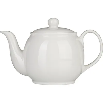 Чайник заварочный без сита фарфор 0,5л белый, изображение 2