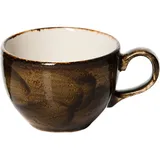 Чашка чайная «Крафт Браун» фарфор 228мл D=90/52,H=60мм коричнев.,бежев.