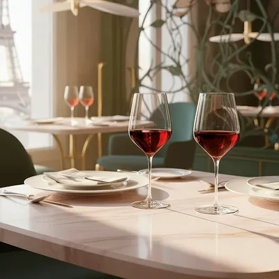 Бокал для вина «Милла» хр.стекло 380мл D=85,H=225мм прозр., изображение 5