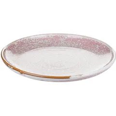 Тарелка «Пион» с бортом фарфор D=280,H=35мм розов., изображение 2