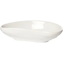 Блюдо для комплимента «Миниатюра» капля фарфор 20мл ,H=2,L=9,B=5см белый